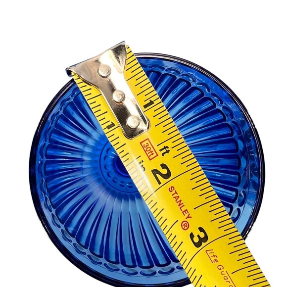 Vtg Le Cadeaux Blue Milano Wine Goblet Set of 6 Glasses Polycarbonate Taiwan - Picture 8 of 8